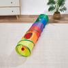 Large Cat Tunnel Interactive Play Toy with Hanging Ball and Multiple Entry Holes Foldable Cat Tunnel for Small Cats and Kittens Indoor Activity