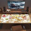 Mofusand Large Size Mouse Pad Large Gaming Table Cushion Non-slip Laptop Tablet Big Mousepad XXL Mat Mini PC Playmat With Lock edge