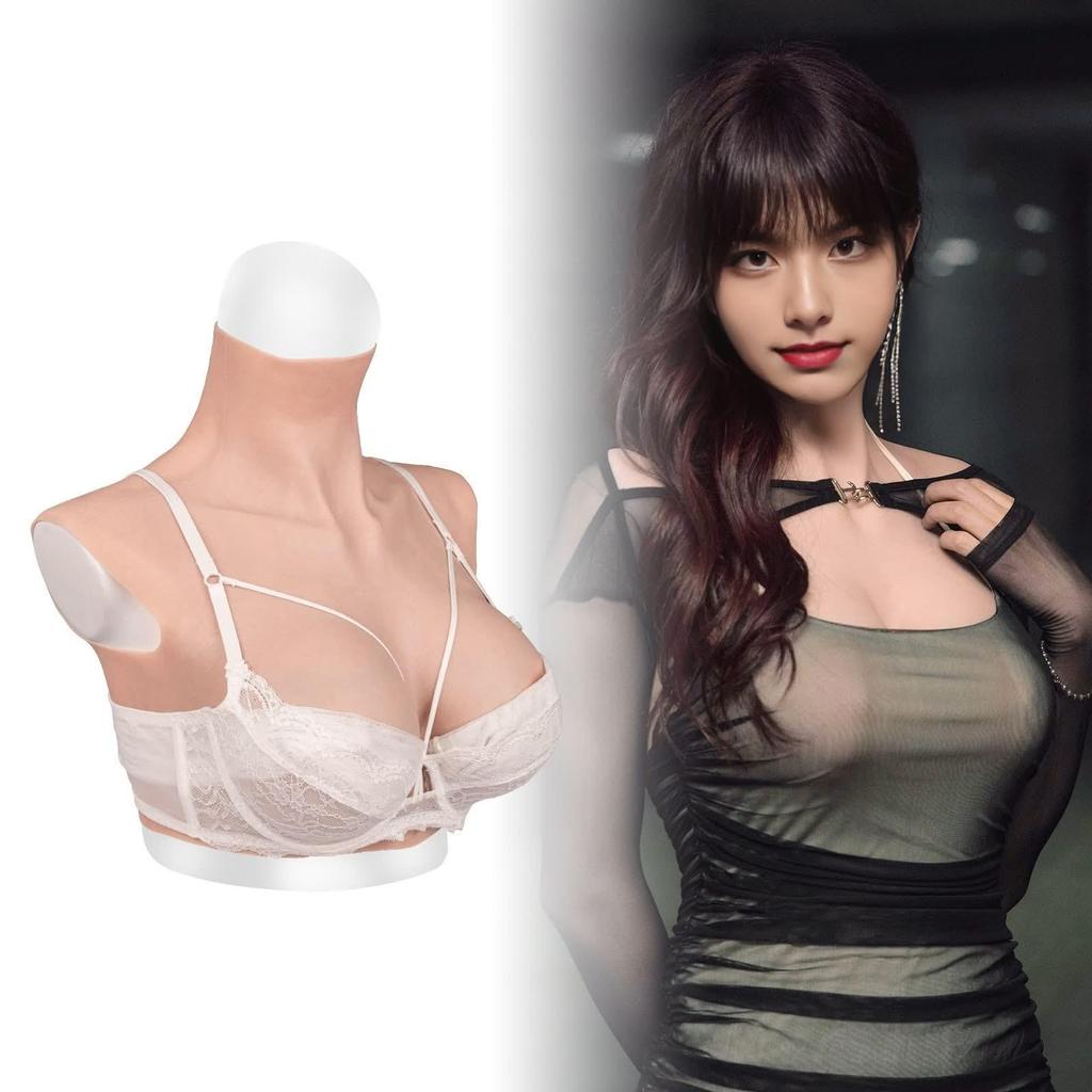 KUMIHO Silicone Breast Artificial Breasts for 9th Generation Realistic Breast Silicone Jiggle Silicone Natural C Cup Form, Crossdressing, Upgrade,