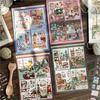 4 Themes Miniature Landscapes Stickers Collection 3D DIY Cabin Scene Sticker  Creative Play