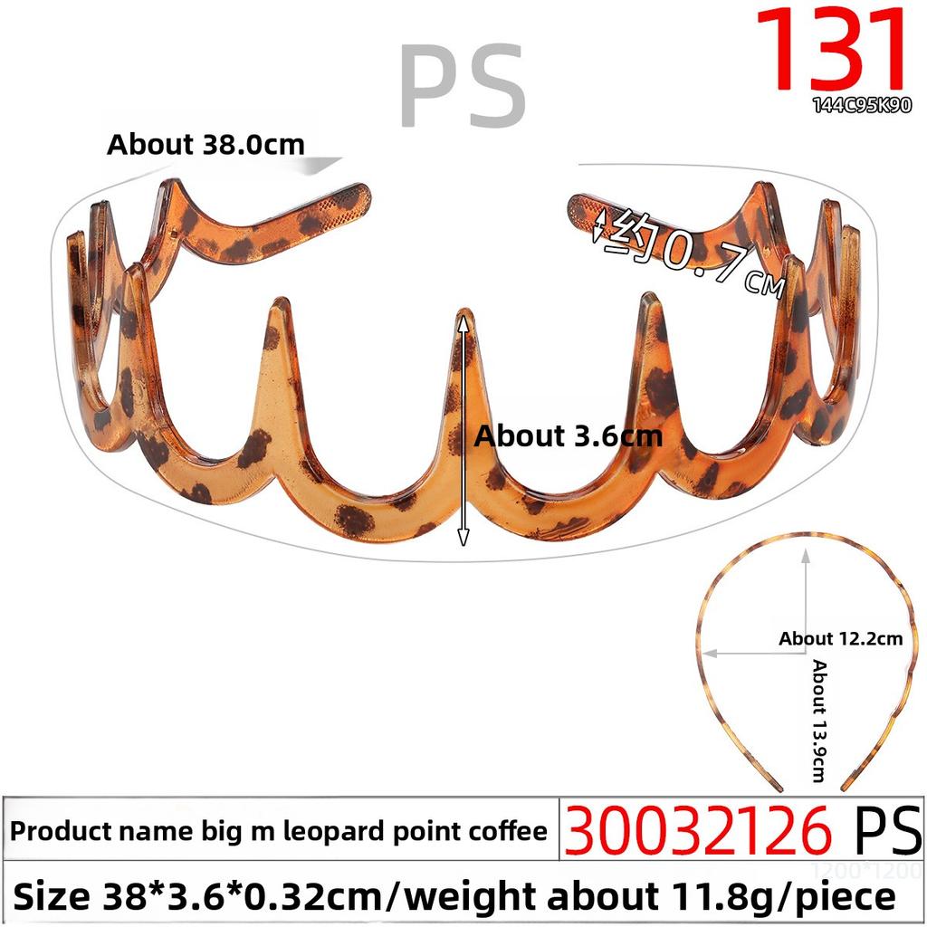 Mattiertes Haarband Sommer Gesichtsreinigungs-Stirnband Make-up Rutschfest Wellenförmig Gezahnt Pony Unsichtbare Haarspange