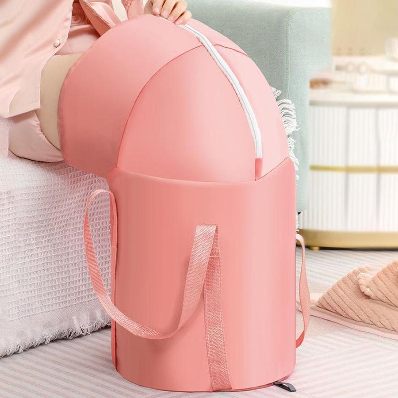 1 Stück tragbares, zusammenklappbares Fußbadbecken mit Griffen, ideal zum Einweichen der Füße auf Reisen, beim Camping und für Outdoor-Aktivitäten