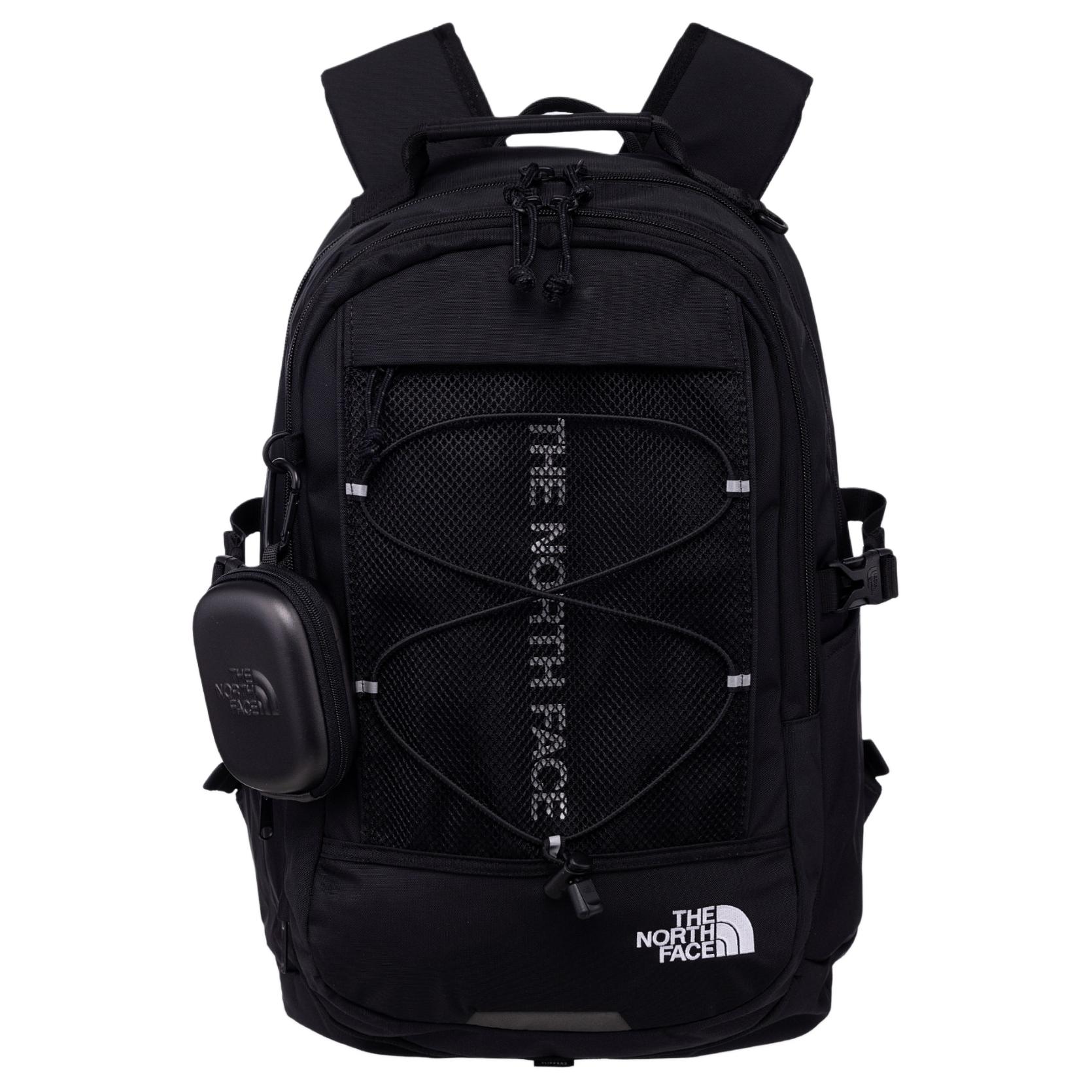 The North Face 25L Fashion Versatile Portable Large Capacity Backpack Outdoor Bag Unisex backpack black NM2DR02J Black