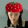 Music Festival Hat Personality Beret Hat Retros Painter Hat Trendsetters Beret Suitable for Men and Women's Wardrobe