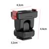 Magnetic Camera Extension Bracket with Cold Shoe Tripod Adapter 1/4 Inch Thread Hole for DJI OSMO Action 3 4 5 Pro Adapter