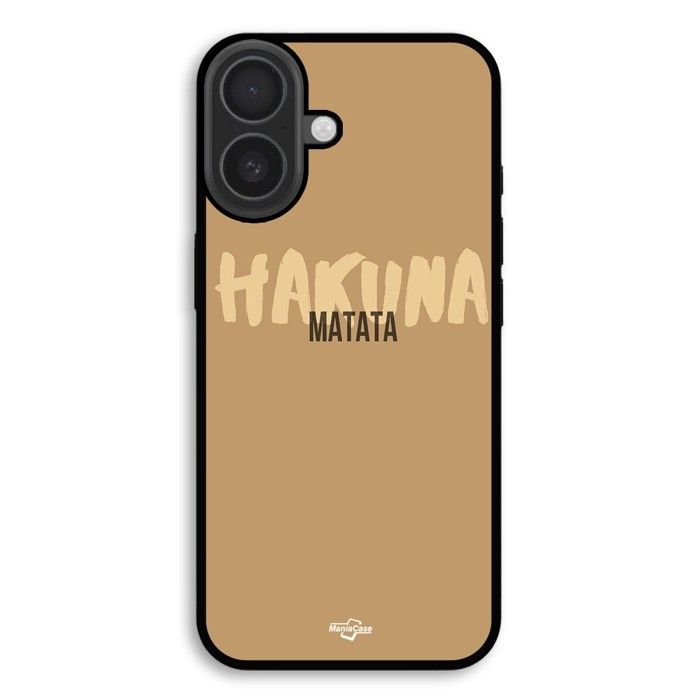 Coque de téléphone - MANIACASE - iPhone 17 - Silicone TPU - Souple - Hakuna Matata