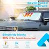 for Hummer EV Accessories Windshield Sun Shade Front Sun Visor for Car Windshield Foldable&Reflective Car Sun Visor Blocks Sun Rays Keep Cooler for