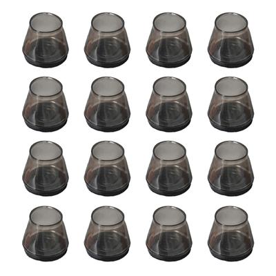 16PCS TPR Silikon Stuhl Füße Abdeckung Stuhl Füße Pads mit Filz Nicht-Slip Stuhl Bein Kappen Tisch