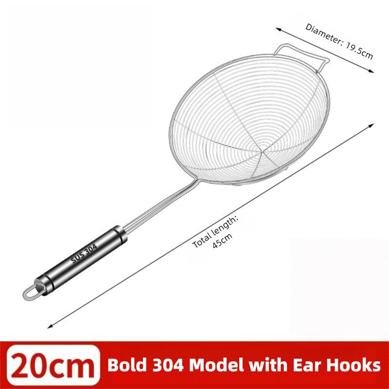 

Овальный скиммер из нержавеющей стали, сетчатый фильтр, масляный горшок, пищевой фильтр, кухонная посуда, дуршлаг, жареный фильтр, кухонный фильтр, инструмент для выпечки и приготовления пищи