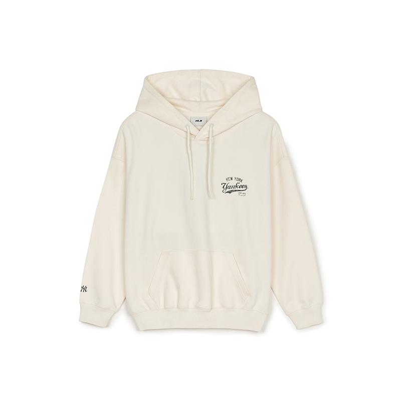 New MLB New York Yankees Sweatshirt Unisex Cream 3AHDV0551-50CRS
