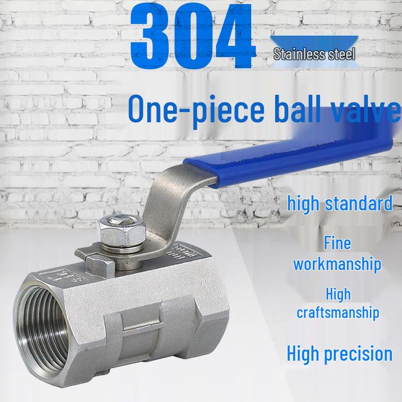 304 Stainless Steel Single-Piece Internal Thread Ball Valve Switch
