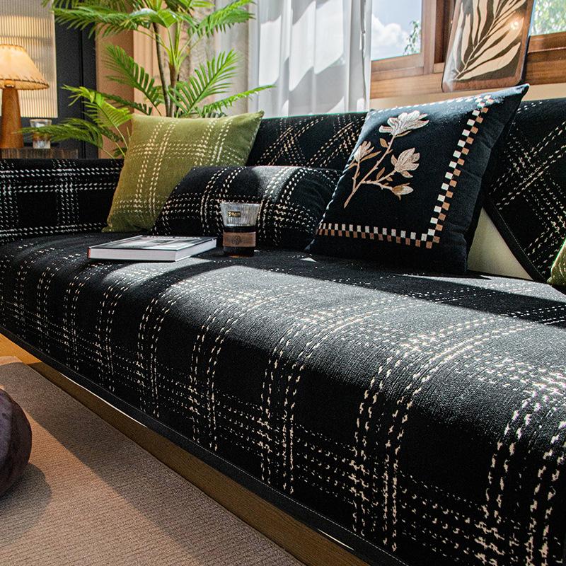 New Sofa Cushion, Universal In All Seasons, Non-Slip And Dirt-Resistant, Advanced Seat Cushion, Chenier Sofa Cover, Cloth Towel