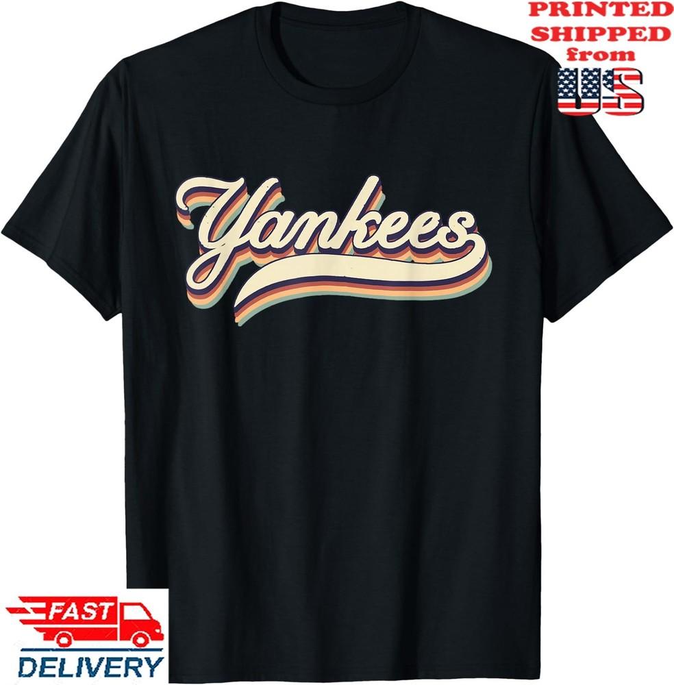 Vintage Yankees Retro Style 70s 80s First Name T-Shirt, Unisex Tee Unisex T-Shirt