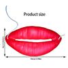 Oversized Lip Party Mask Costume Accessory with Elastic Cord for Photo Booth Use and Stage Gag Costume Wear, Set of 2
