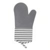 Heat-Proof Gloves Nordic Stripes Insulated Oven Baking Anti-Scalding Kitchen Supplies