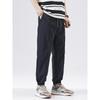 Mingge | Summer New, Ice Silk Pants Men's Tooling Charge Pants Loose Casual Tie Casual Pants