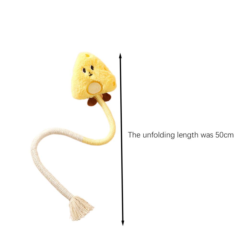 Interactive Chewing Cotton Rope Toys Bite Resistant Funny Cat Teaser Toy For Cat Dog