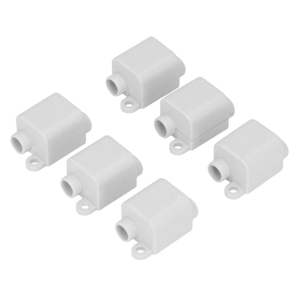6 Pcs No Break Wire Connector 1000V 100A Splitter Connector T Type Splitter  Speaker Pendant Light