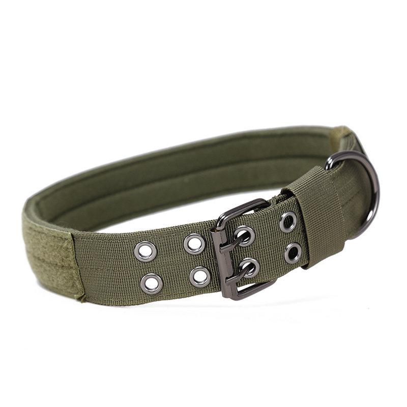 Nylon Wear-Resistant Adjustable Dog Collar for Medium To Large Dogs - Tactical Outdoor Training Collar