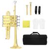 SLADE High trumpet Bb Piccolo Trumpet Brass Gold Silver Lacquer Surface Professional Trumpet High Quality Monel Piston