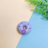 New Arrive 100Pcs/Bag 20*10MM Miniature Doll House Food Toys Mixed Colors Doughnut Flatback Cabochons for Scrapbooking DIY