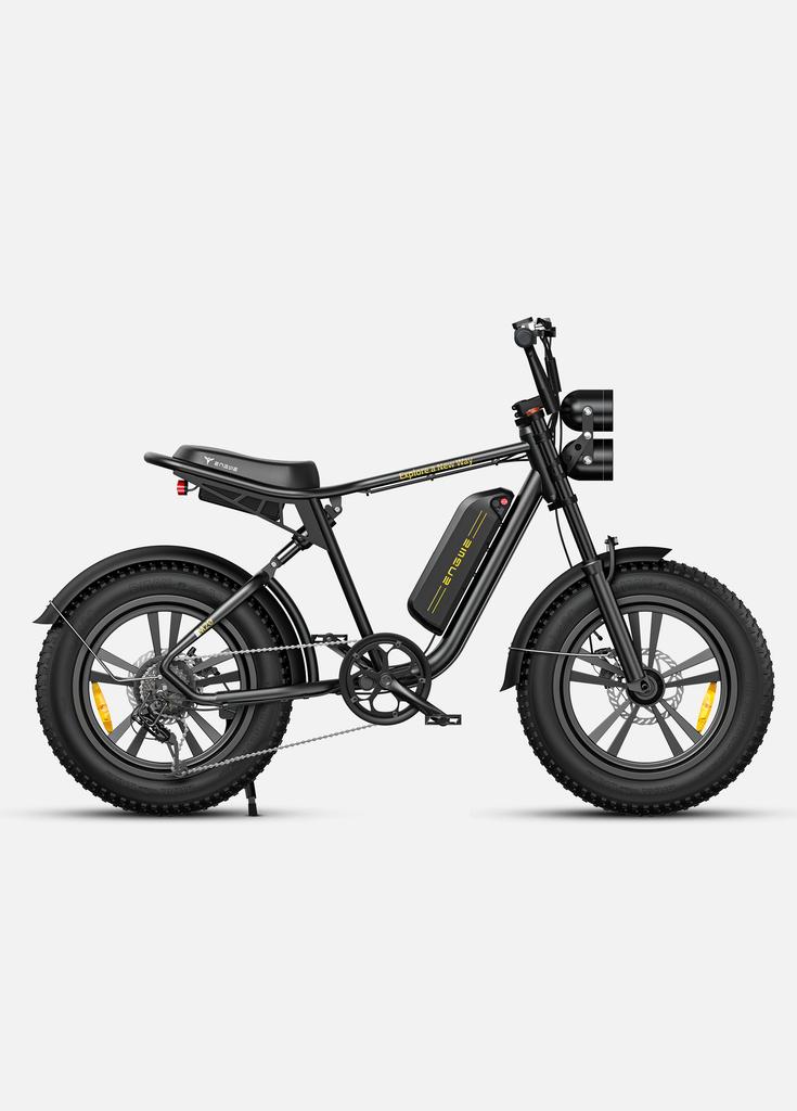 Engwe M20 Electric Bicycle 750W Motor, 48V 13Ah Battery, Dual Suspensions, 20*4.0 Inch Tires, 75KM Range E-Bike