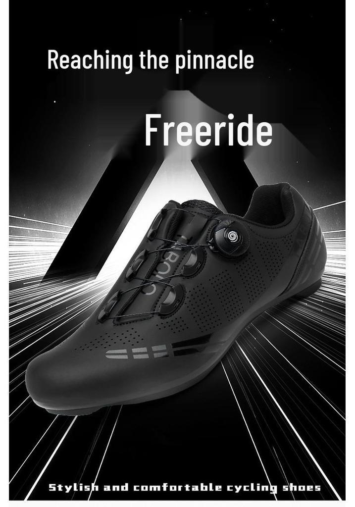 Unisex Mountain and Road Cycling Shoes with Hard Soles and Lock System