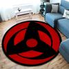 Famous cartoon NARUTO protagonist Uzumaki Naruto round carpet soft home decoration anti-slip door mat outdoor picnic mat carpet M2