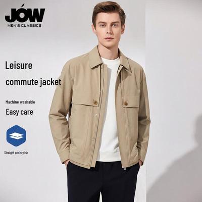 JOW Men's Wrinkle-Resistant Loose Workwear Jacket