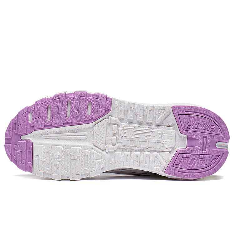 Li-Ning Cloud Shock Absorbing Durable Lightweight Breathable Non-Slip Casual Shoes Kids Shoes Blue White YKCT086-2