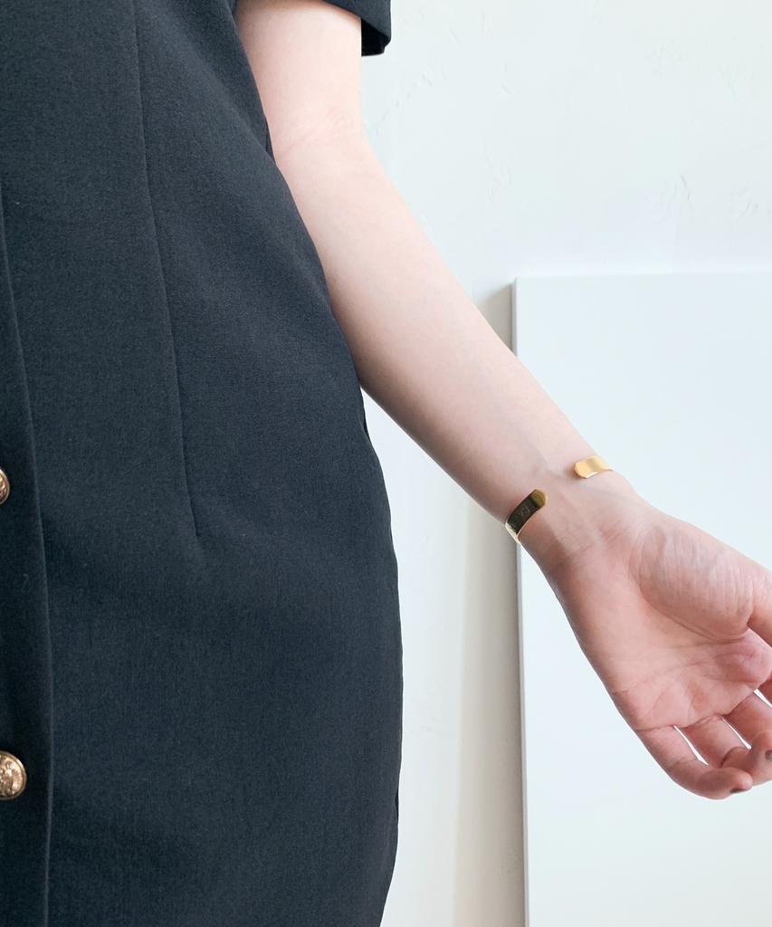 Sabona London 516 Gold Plated Plain Copper Magnet Bangle