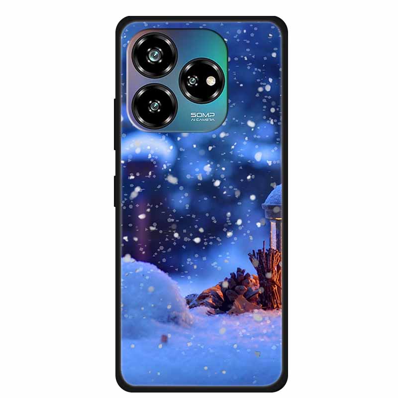 Christmas Lovely Cover For ZTE Axon 60 Lite Case  Axon60 50 40 Lite Pro Ultra 30 Soft Silicone TPU Phone Case For ZTE Axon 60 4G