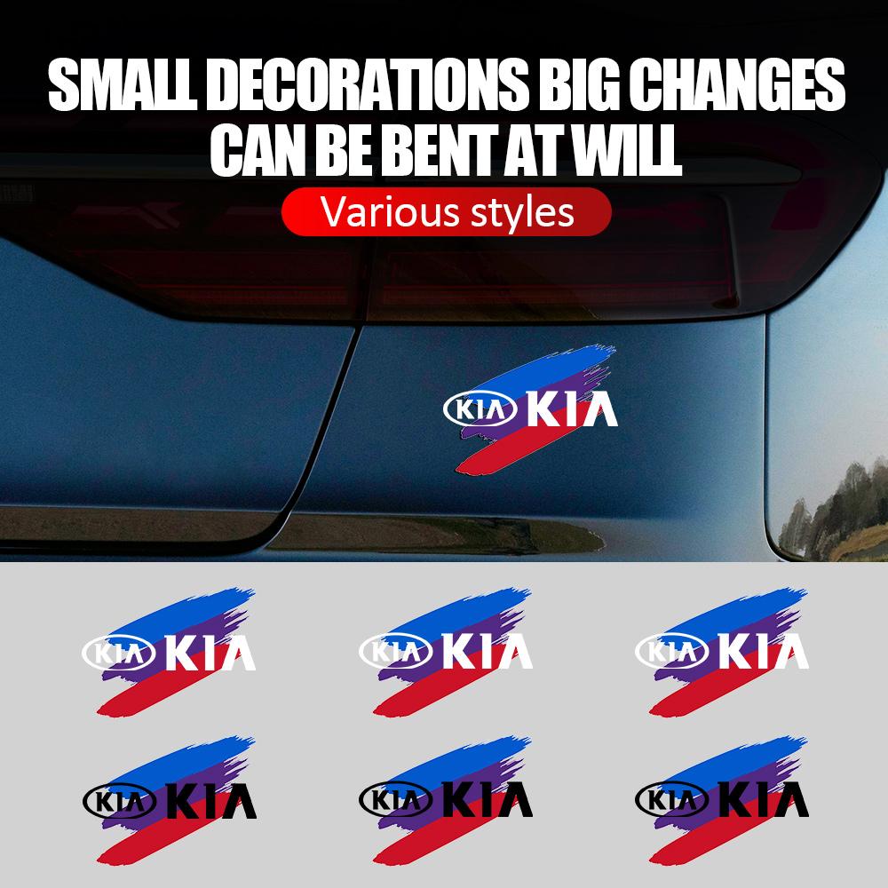 Car Badge Body Trunk Windshield Vinyl Sticker Accessories For Kia K3 K5 Ceed Sportage Rio Cerato Sorento Picanto Optima Soul K5 agj032