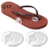 Zachte Rubberen Voetkussentjes Gel Middenvoet voor Teensandalen Slippers, Antislip Siliconen Sandaal Kussentjes Pijnverlichting, Zelfklevende Teenbeschermer &