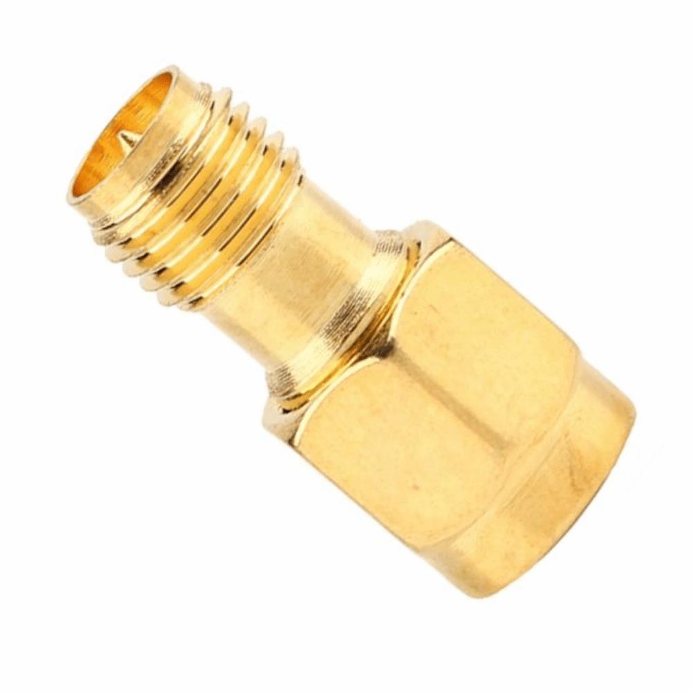 5PCS Durable Low Loss SMA Male To SMA Female Coaxial Connector Gold Adapter Set SMA Connector Coax Connector FPV Drones