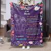 All-Season Flannel Fleece Blanket with Cartoon Print - 100% Polyester, Lightweight for Air Conditioning, Sofa, Home Decor, and C