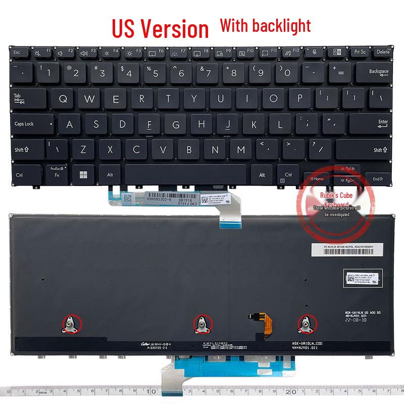 Compatible Keyboard for ASUS ExpertBook B5 B5302/B5302F/B5302C Models