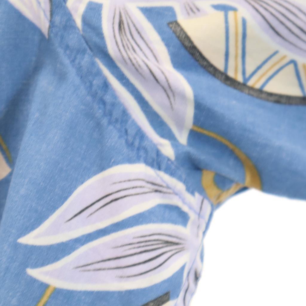 Reyn spooner 90er Jahre Altes Florales Reverse-Print Kurzarm Button-down Alohahemd Herren Gebraucht