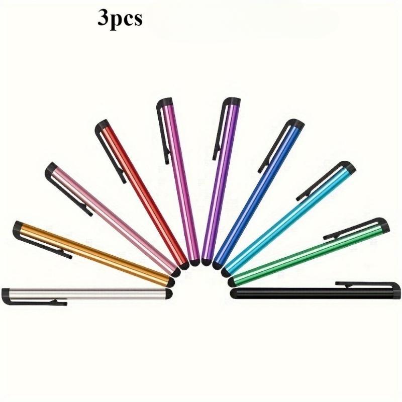 

3 шт. стилуса с гелевым наконечником для рукописного ввода, универсальный стилус для емкостного экрана, стилус для сотового телефона и планшета разноцветный