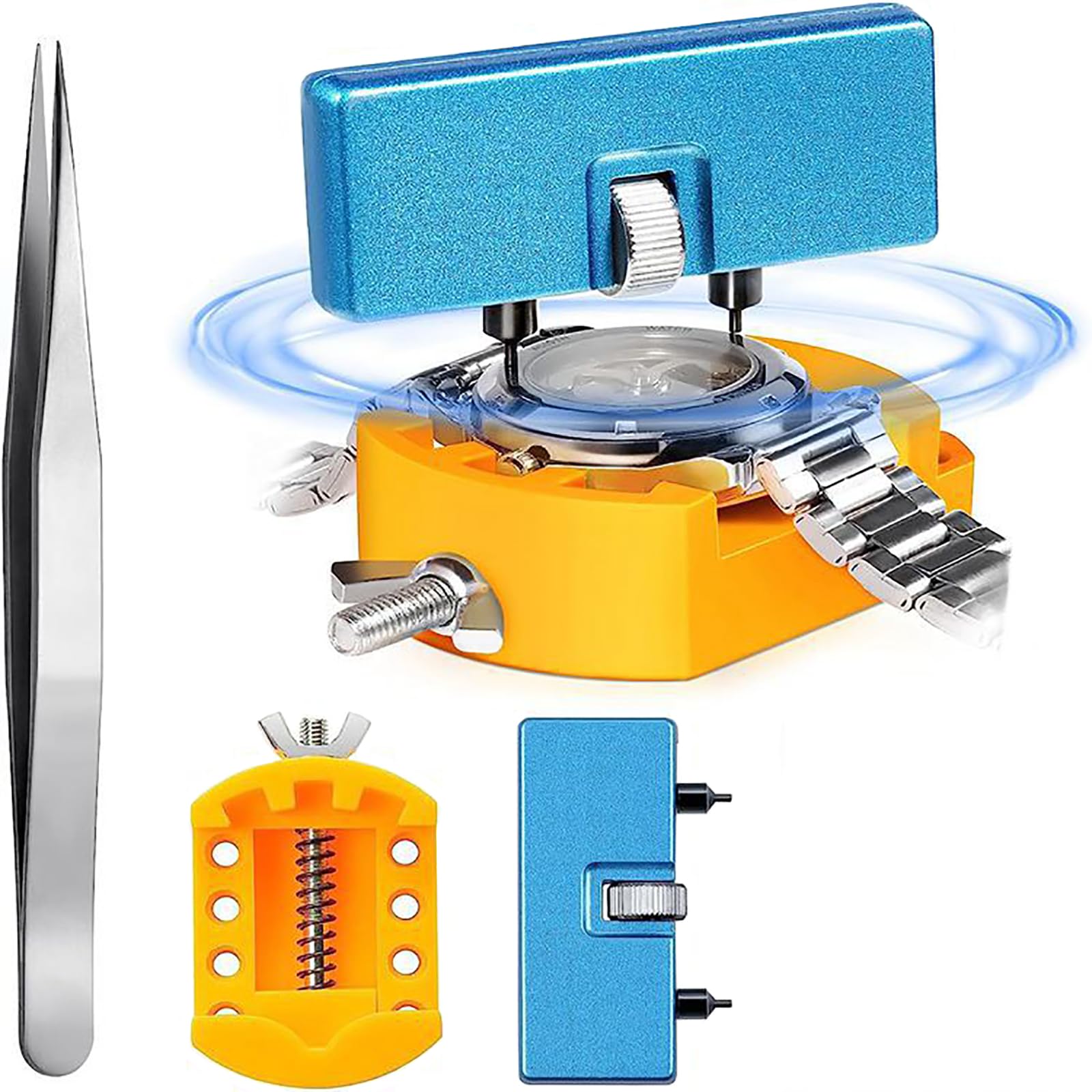 TRkin Часы Батарея Замена Ремонт Батарея Вращающаяся Задняя Крышка Часов Часы Поддержка для Ремонта Снятие Задней Крышки Комплект Инструментов, Инструмент, Замена, Открывалка,