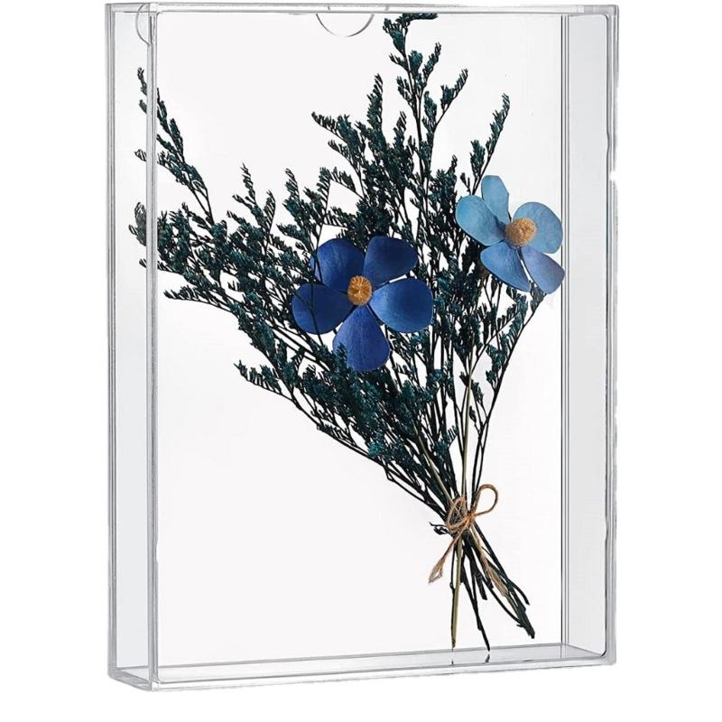 Modern Transparent Desktop Display Case Storage Box Artistic Design For Stationery Cosmetics Small Items Arrangement