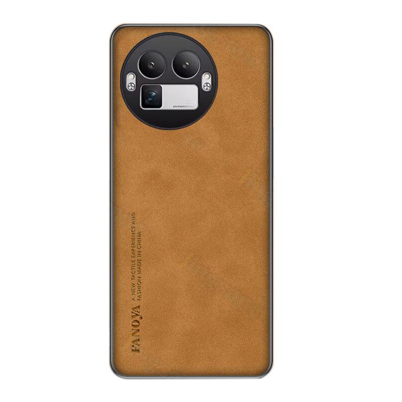 For Realme GT8 Pro Case Frosted Soft Vintage Leather Anti Drop For Realme GT8 Back Cover
