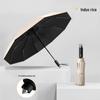 10-Rib Automatic Umbrella: Reinforced for Sun & Rain, Sunshade & Emergency Window Breaking, Customizable Logo, Perfect for Advertising.
