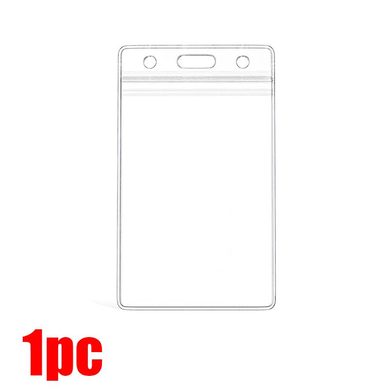 1-20pcs PVC Card Holder Transparent Waterproof Cards Protector ID Card Credit Bank Card Cover Organizer Home Office Storage Case