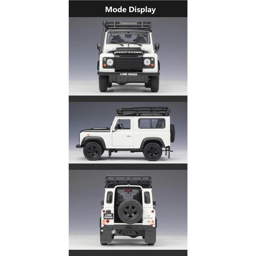 Welly 1/24 Land Rover Defender Alloy Car Model Diecast Metal Off-Road Vehicle Car Model Simulation Collection Childrens Toy Gift