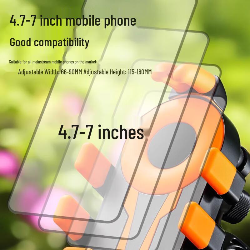 Universal Eight-Claw Phone Holder with Shock Absorption
