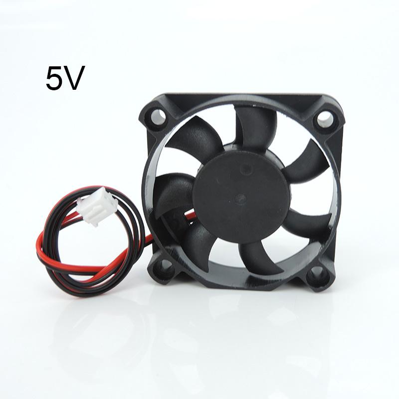 

DC 5010 5V/12V/24V Computer CPU Cooler Mini Cooling Fan 50MM Small Exhaust Fan for 3D Printer 2 pin 50x50x10mm A7 5010 5V 1pcs