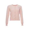 Women's Round Neck Long Sleeve Knitted Cardigan