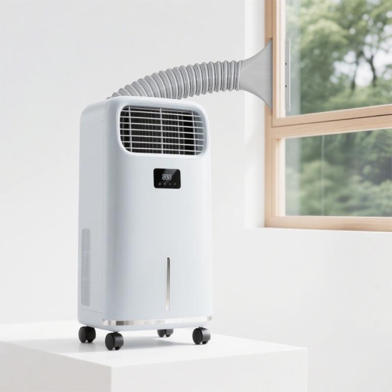 Conector Universal Furtun Ventilație Adaptor ABS pentru Aer Condiționat Uscător Corturi Montaj pe Fereastră