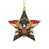 2D Acrylic Christmas Tree Ornament Flat Hanging Pendant for Holiday Party Decoration